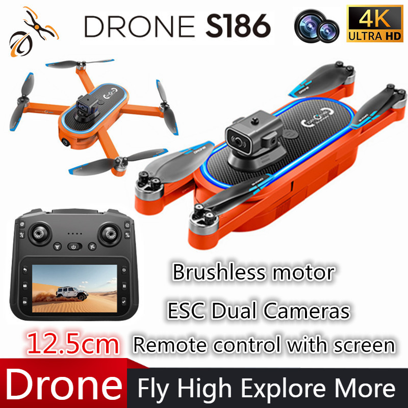 Drone Rc Cable - Drone 2025 S186 Profesional 4K HD
