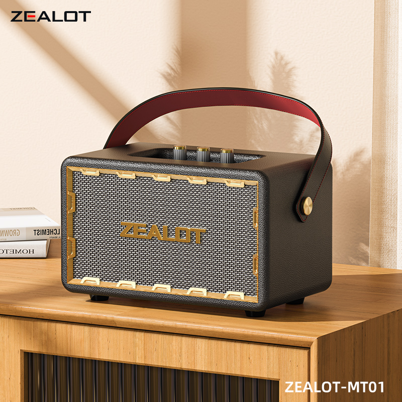 Holy Stone Drone Hs175 - ZEALOT-MT01 Speaker Retro Bluetooth portabel, pengeras