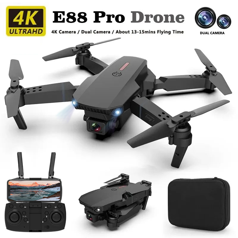 Drone Top Rc - E88pro Drone profesional dengan aliran optik,