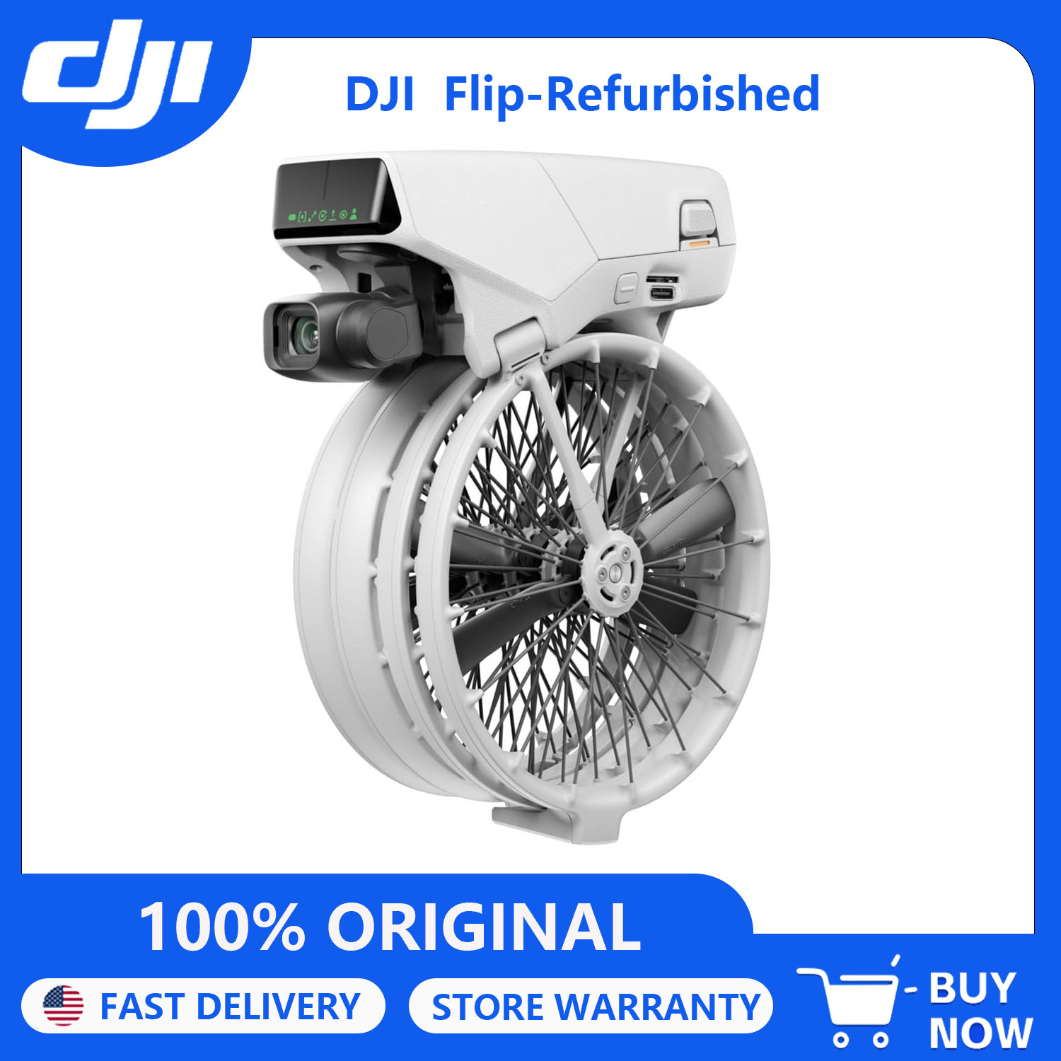 Drone Top Rc - Drone DJI yang telah direkondisi Flip