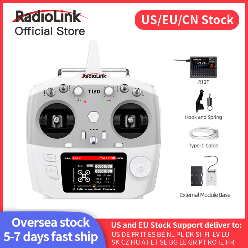 Drone Rc Car - Radiolink T12D ELRS 12 Saluran Pemancar,