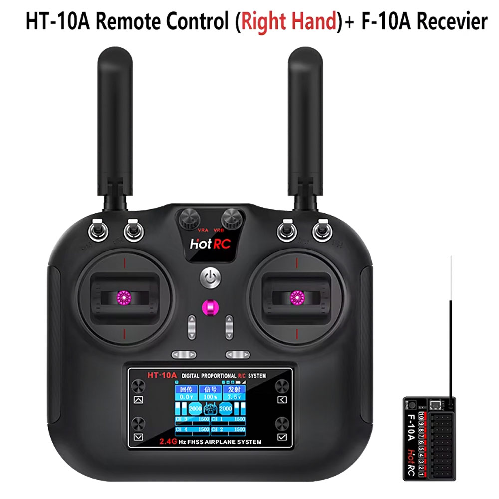 Drone Rc Car - Hotrc HT-10A 2.4G 10CH Transmitter F10A