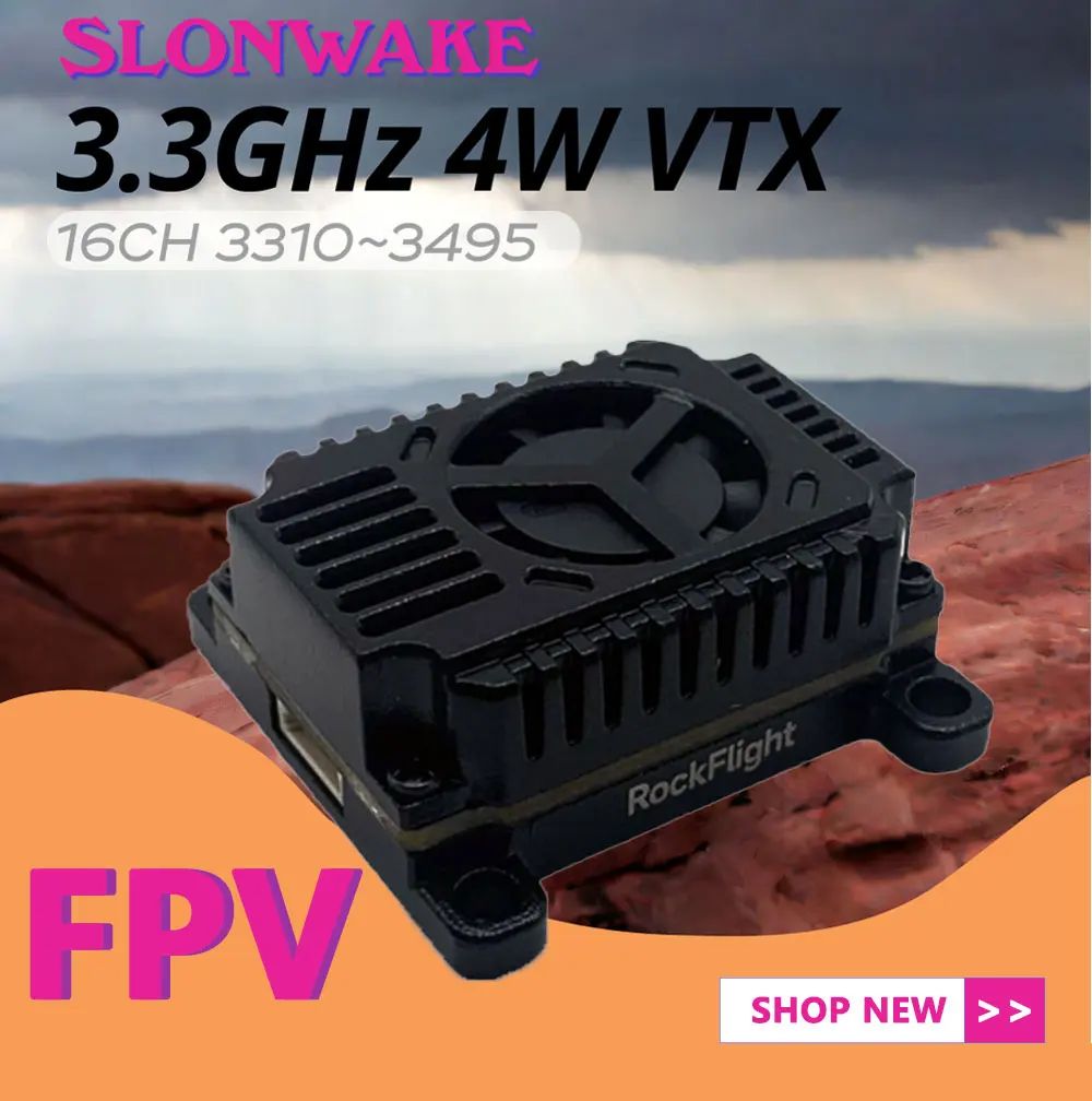 SLONWAKE FPV 3.3G 16CH 4000mW  - Drone Rc Car ulasan dan harga