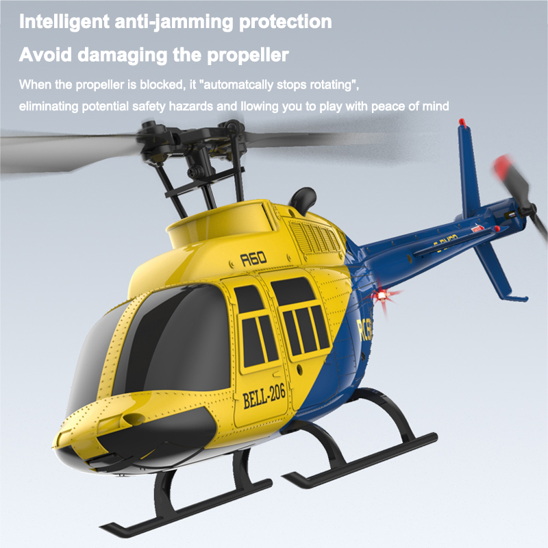 Helikopter RC A60 2.4G 6-Axis  - Drone Shahed Rc ulasan dan harga