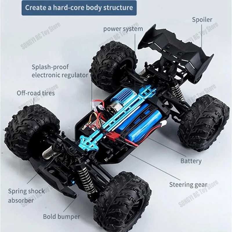 16103 Mobil RC Cepat 50km/jam  - Drone Bike Rc ulasan dan harga