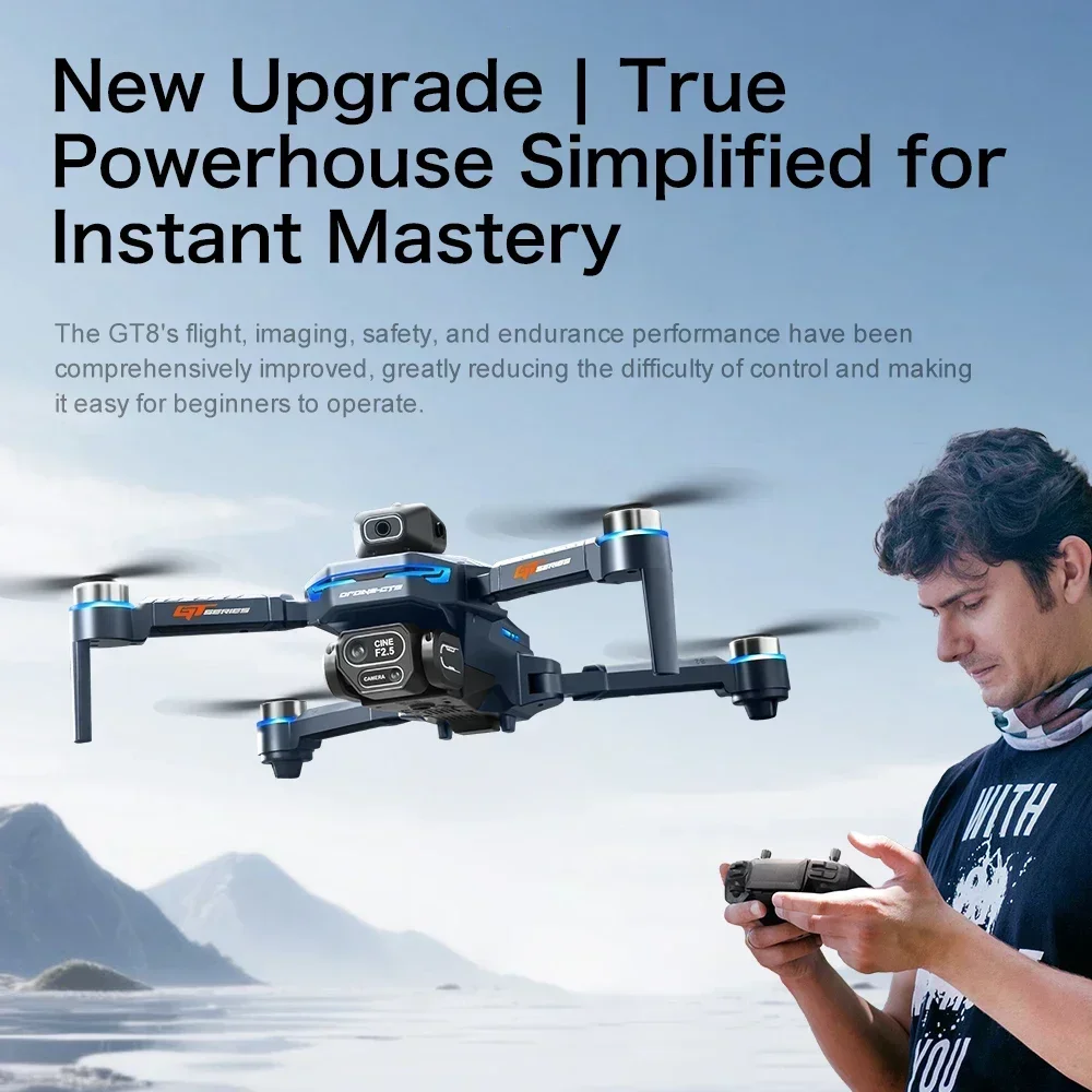 Drone 4K HD GT8 Kamera Menghin - Drone Top Rc ulasan dan harga