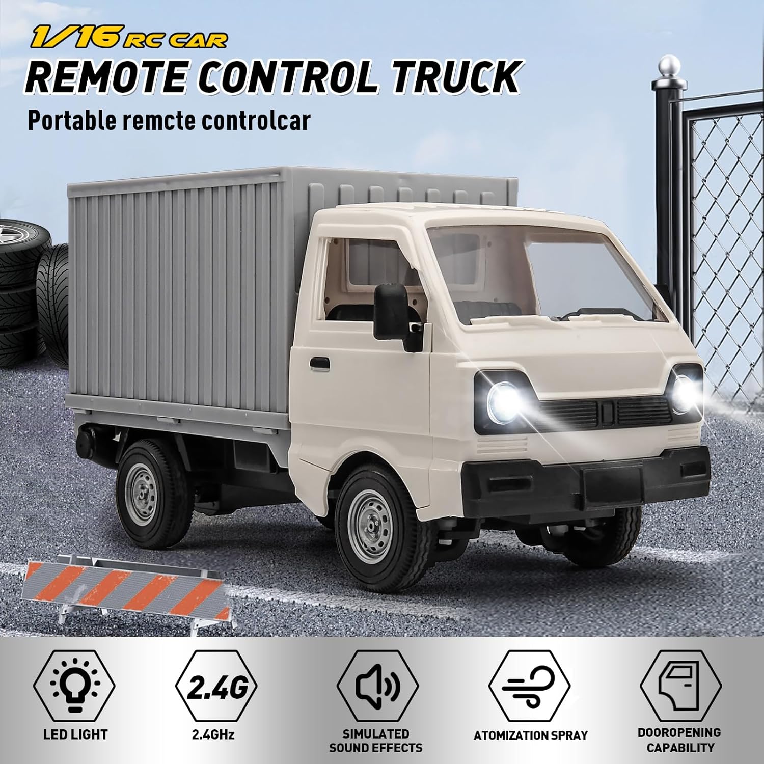 Truk RC KF21 1:16 2.4GHZ Mobil - Drone Shahed Rc ulasan dan harga