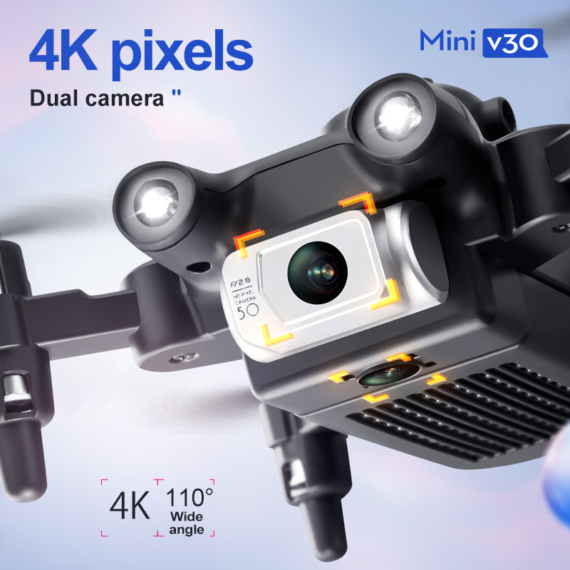 Drone FPV Mini V30 WiFi, Quadc - Drone Shahed Rc ulasan dan harga