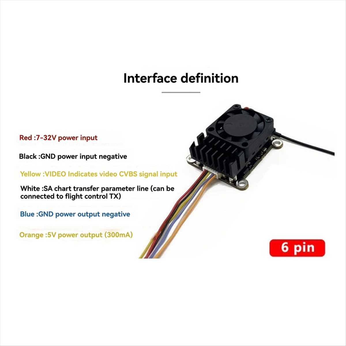 5.8G 2W VTX 2000mW Modul Peman - Drone Rc ulasan dan harga