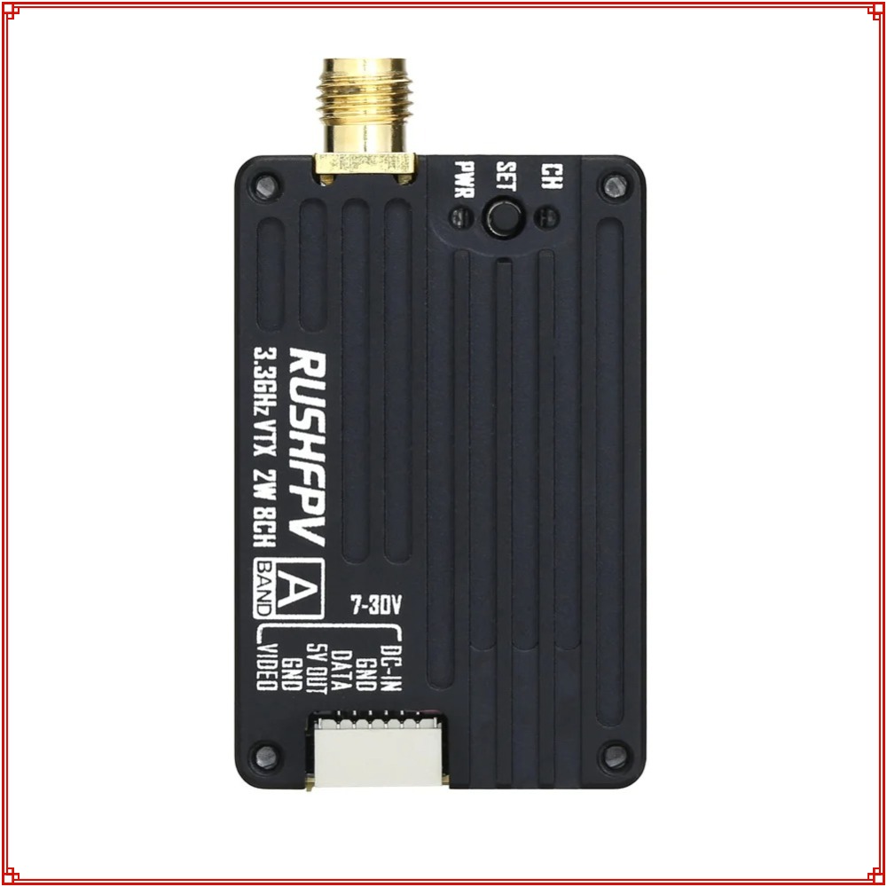 2026 RUSHFPV 3.3G 2W VTX Trans - Drone With Rc Remote ulasan dan harga