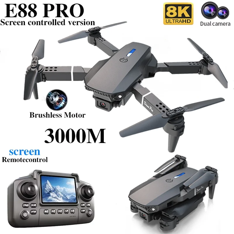 Drone E88 PRO Profesional deng - Drone Shahed Rc ulasan dan harga