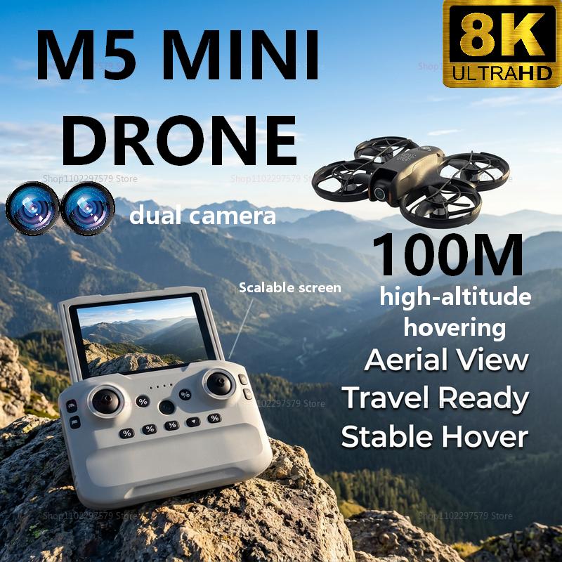 Drone Mini M5 Baru 2026 Kamera - Rc Helicopter Gyro ulasan dan harga
