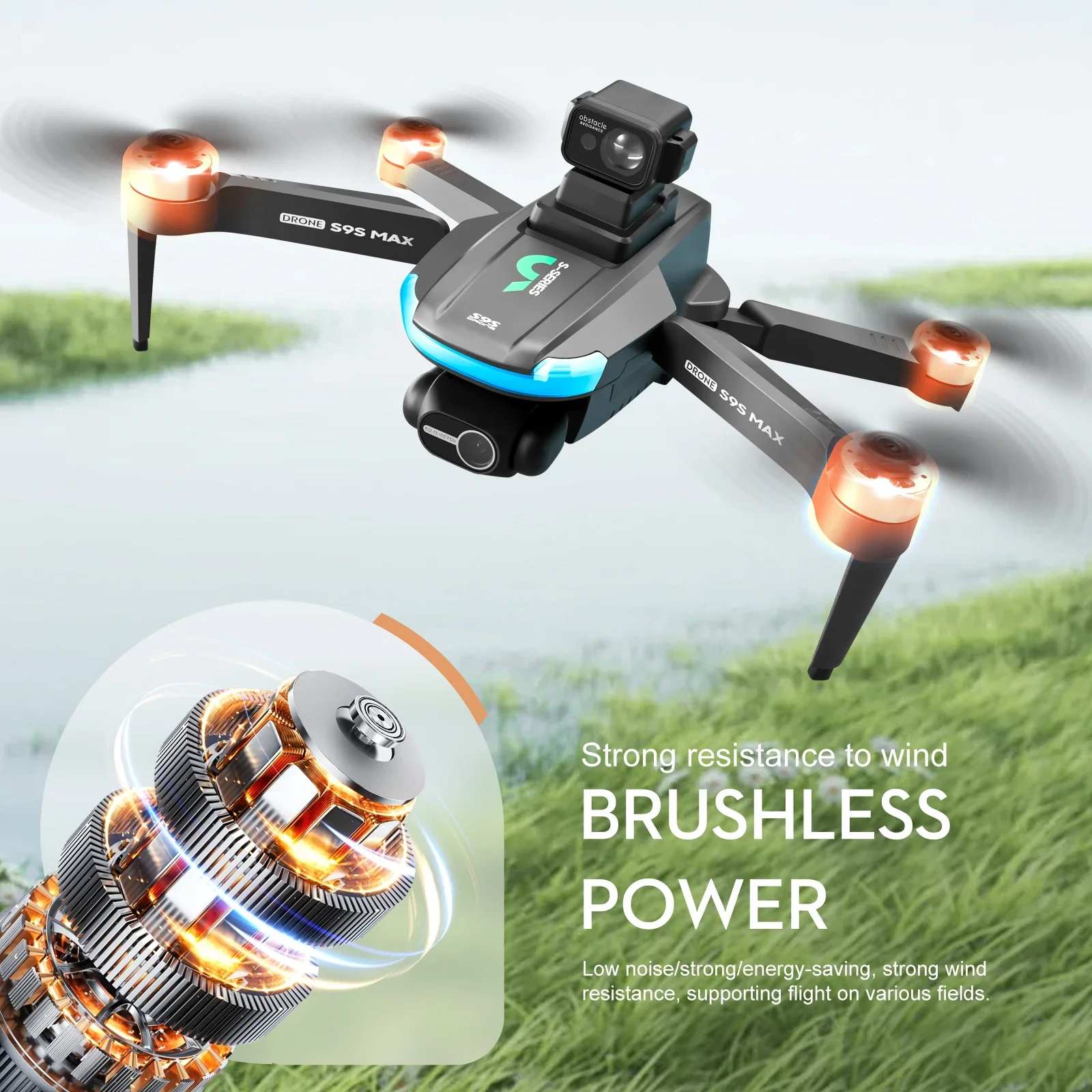 Drone MINI S9S MAX Baru 4K 2 S - Drone Rc Cable ulasan dan harga