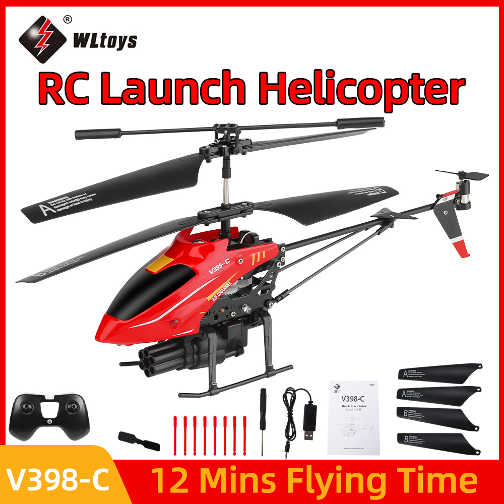 Helikopter RC Wltoys V398-C Pe - Rc Helicopter Gyro ulasan dan harga
