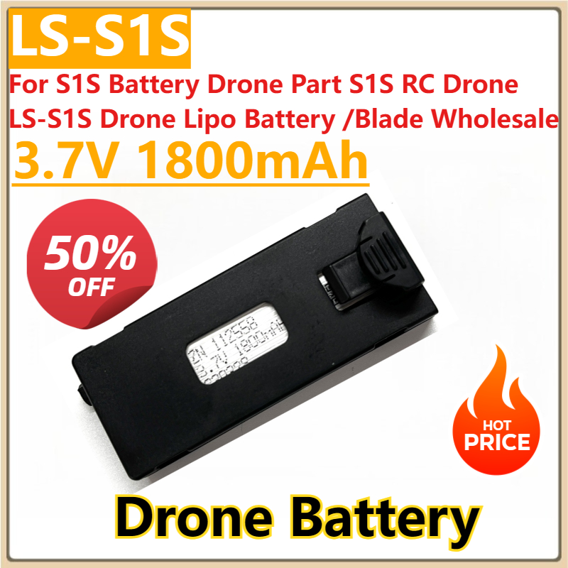 Baterai Pengganti 3.7V 1800MAh - Drone Rc S1S ulasan dan harga