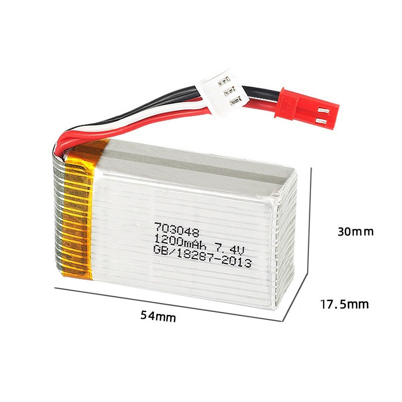 Baterai Lipo 2S 7.4 V 1200MAh  - Drone Mjx Rc ulasan dan harga