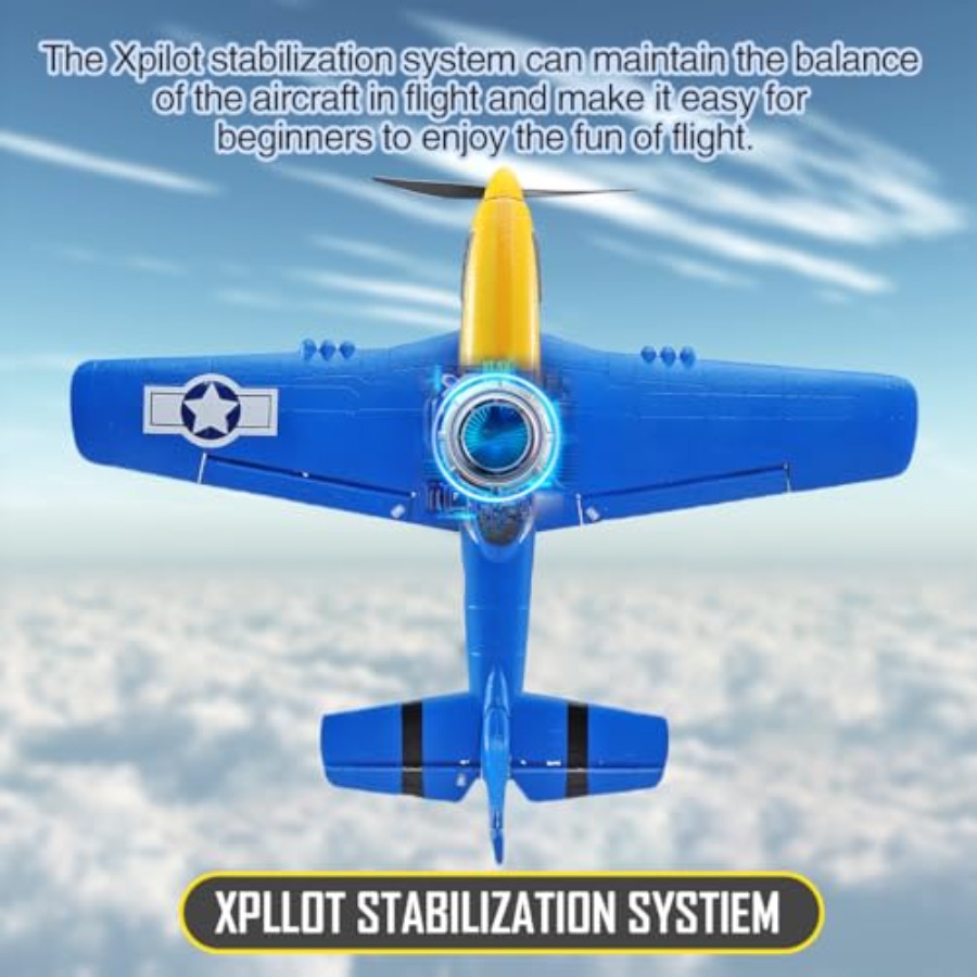 Pesawat RC P51D 4CH 2.4GHz RTF - Drone Top Rc ulasan dan harga