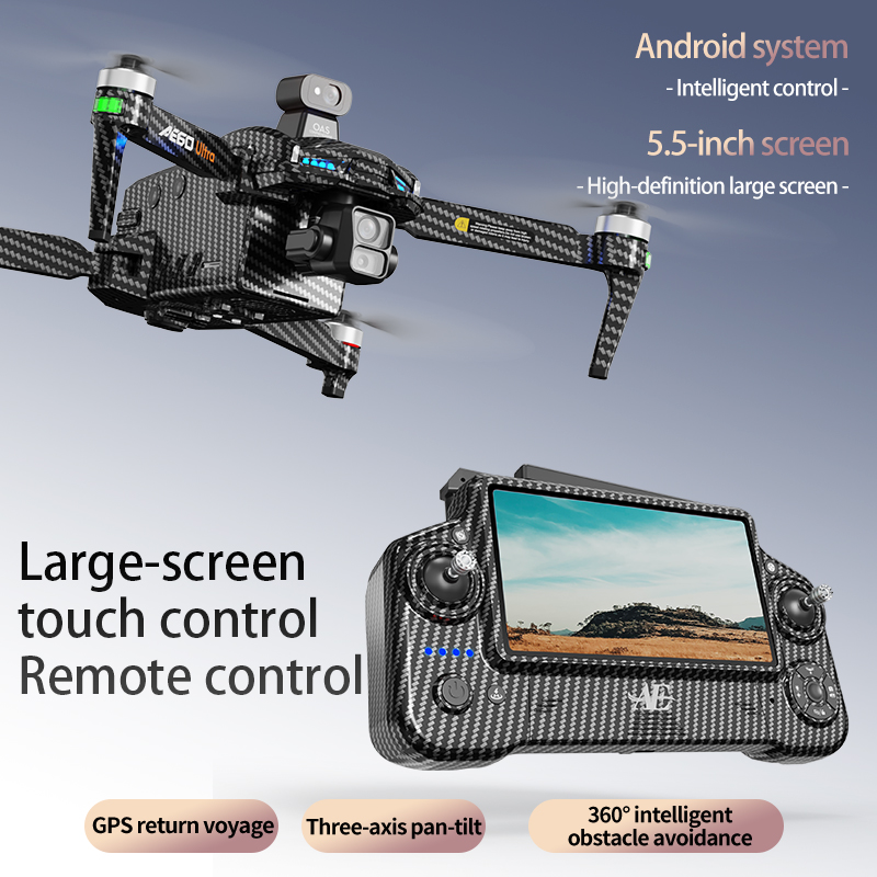 Drone Profesional AE60 GPS Kam - Drone Rc Cable ulasan dan harga