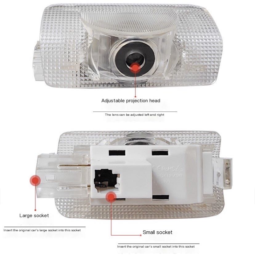 2 buah lampu proyektor LED pin - Drone Shahed Rc ulasan dan harga