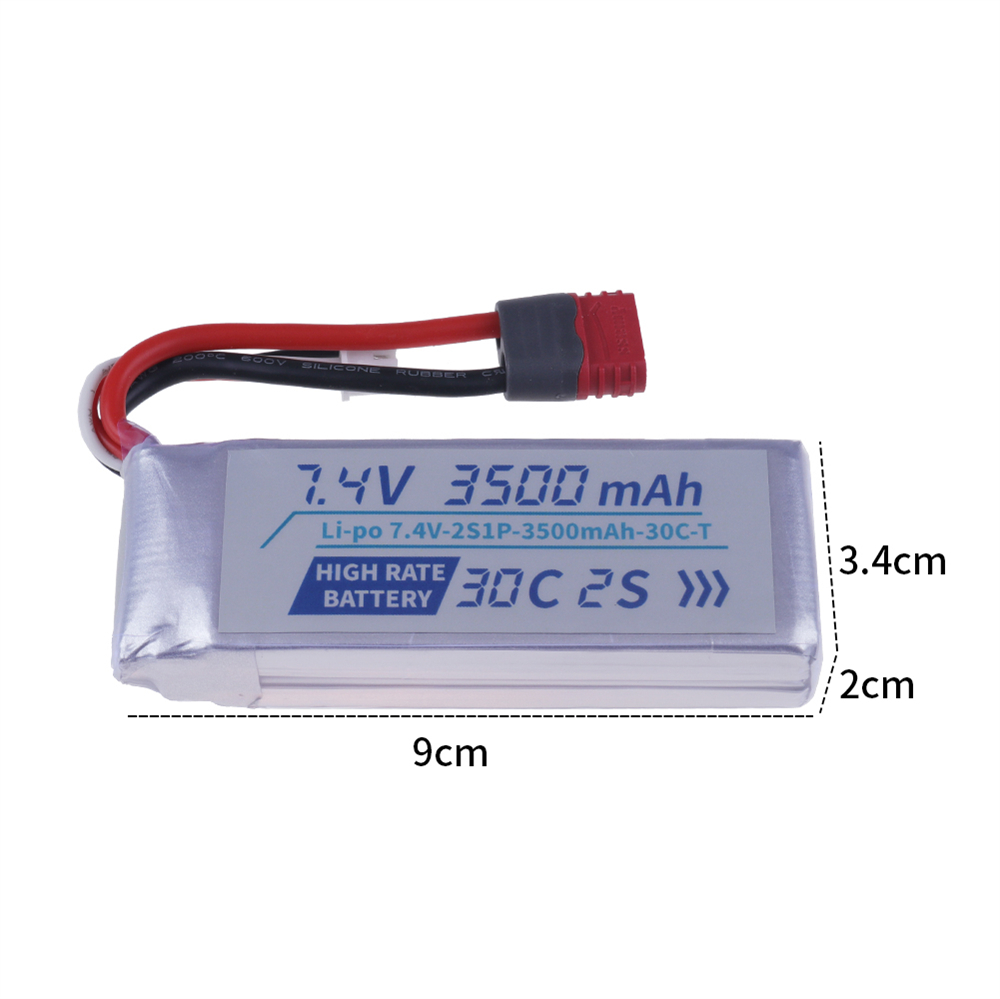 Baterai Lipo 3500MAH 30C 7.4V  - Drone Mjx Rc ulasan dan harga
